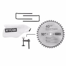 RYOBI 15 Amp 10 in. Sliding Compound Miter Saw with Universal Quickstand Kit thumbnail 5