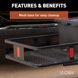 CURT Steel Basket Style Hitch Cargo Carrier, 500 lb. Capacity, 2 in. Receiver thumbnail 8