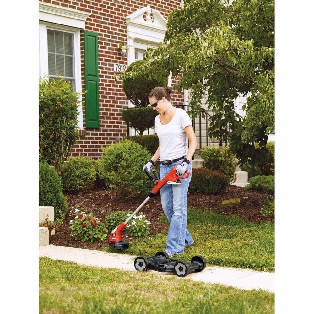 BLACK+DECKER 20V MAX Cordless 3-in-1 String Trimmer, Edger, and Mower Combo with (2) 2.0 Ah Batteries and Charger