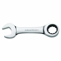 GearWrench 15 mm Stubby Combination Ratcheting Wrench thumbnail 1