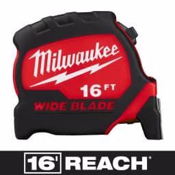 Milwaukee 16 ft. Wide Blade Tape Measure with 14 ft. Standout thumbnail 1