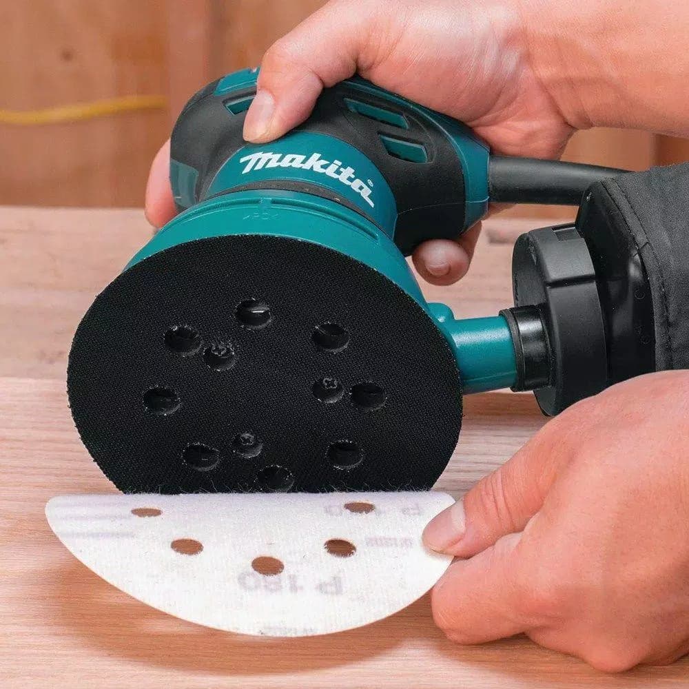 Makita 5 in. Round Hook and Loop Backing Pad with 8-Hole Dust Collection