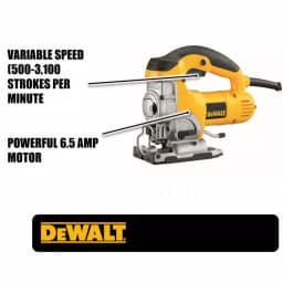 DEWALT 6.5 Amp Corded Jig Saw Kit with Carrying Case thumbnail 2