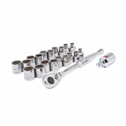 Husky 21-Piece 3/8 in. Drive Lighted Ratchet and Socket Set thumbnail 1