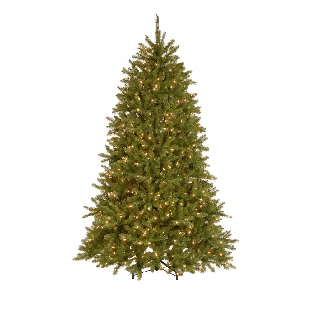 Unbranded 7.5 ft. Dunhill Fir Pre-Lit Artificial Christmas Tree with 700 Dual Color LED Lights