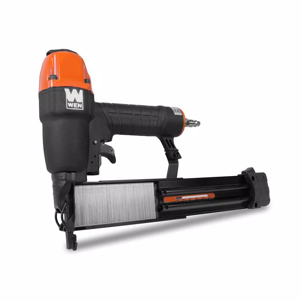 WEN 18-Gauge Pneumatic Brad Nailer Kit, 3/8 in. to 2 in., Includes 2000 Nails