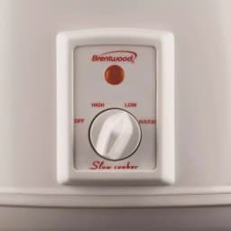Brentwood Appliances Brentwood 8 Qt. White Slow Cooker with Removable Ceramic Pot and Glass Lid thumbnail 4