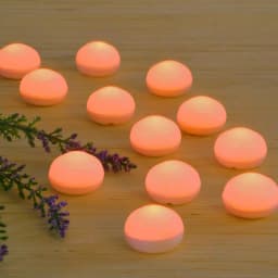 LUMABASE Orange Floating Blimp LED Lights, Waterproof Battery Operated Decorative Lights (12-Count) thumbnail 2