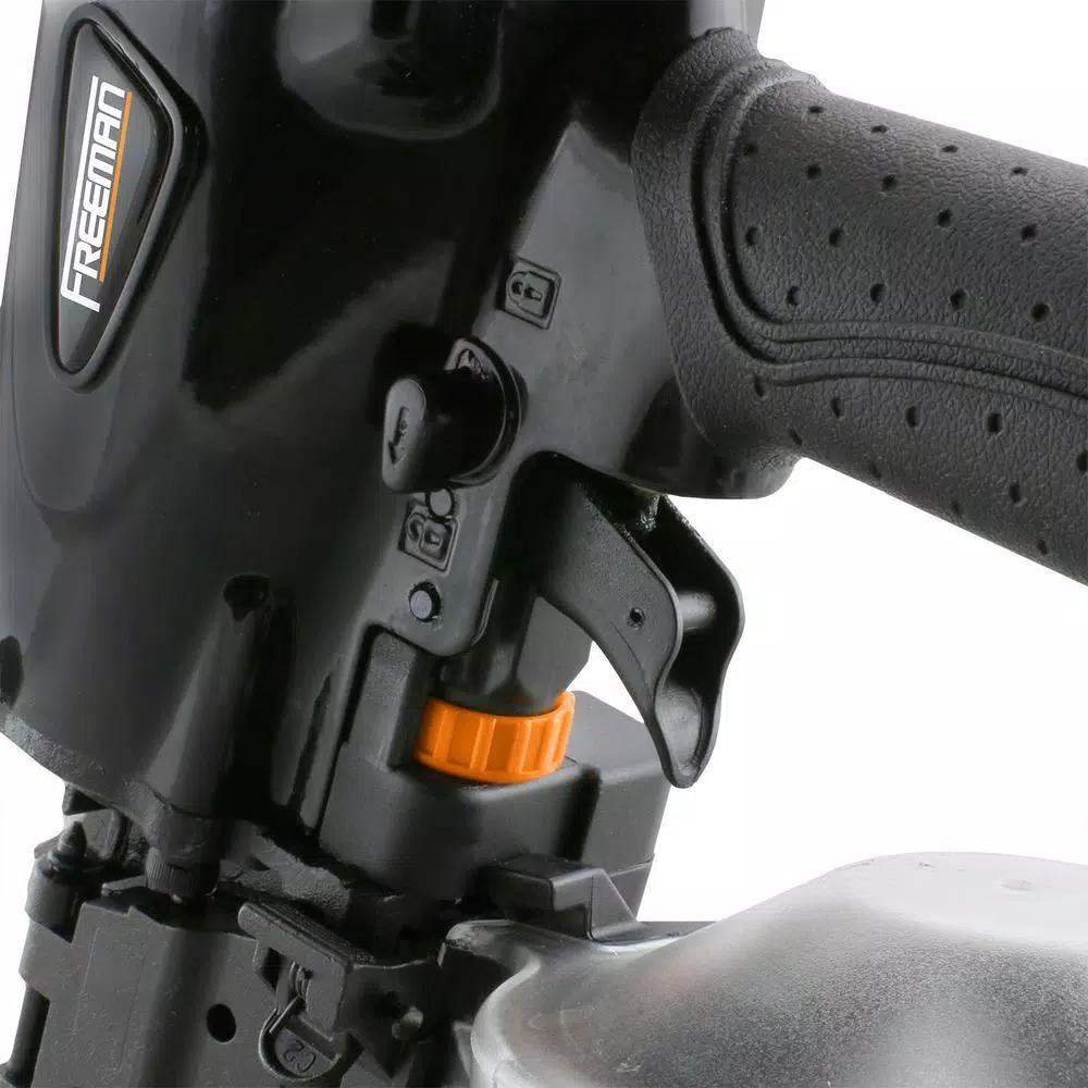 Freeman PCN65 Pneumatic 15° Coil Siding Nailer, 2-1/2 in. Max Fastener