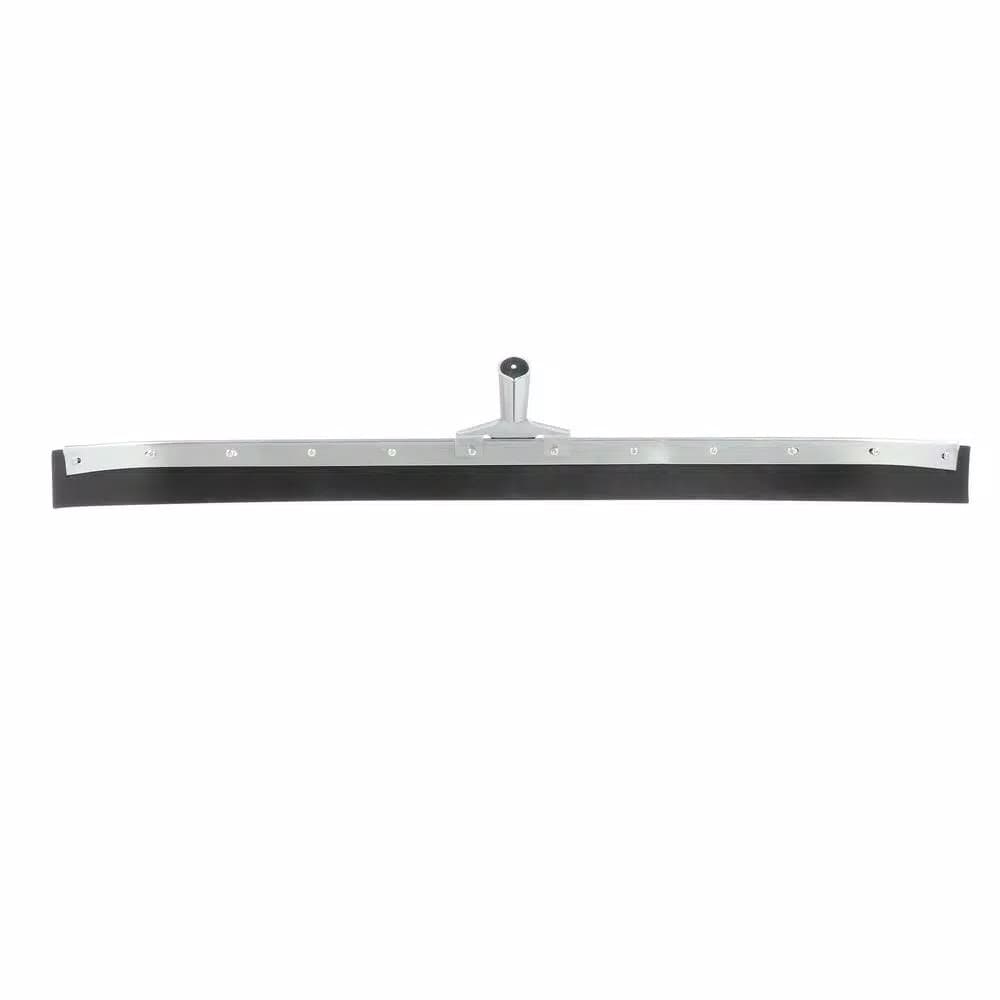 Ettore 36 in. Industrial Duty Galvanized Steel Curved Floor Squeegee with Neoprene Blade