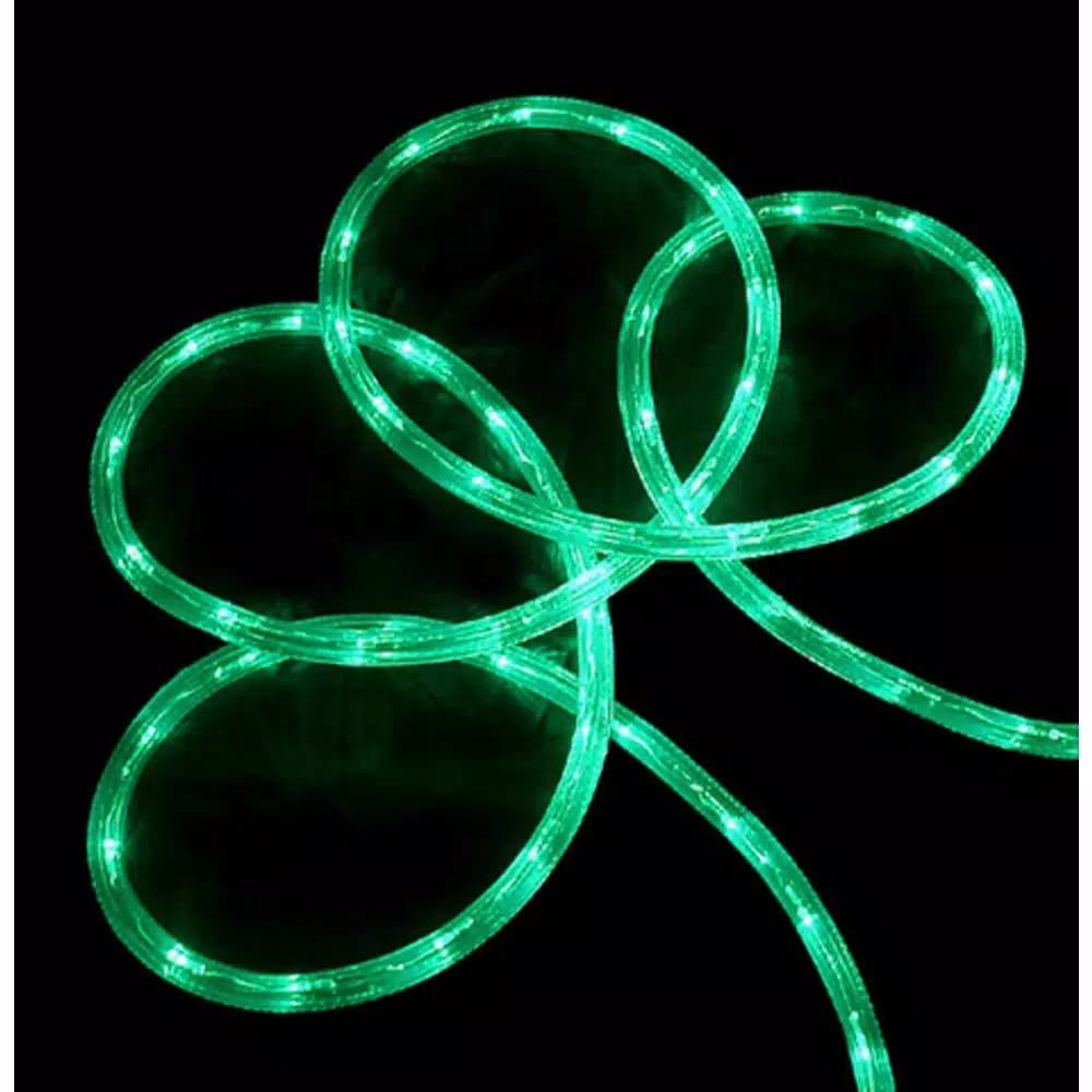 Northlight 18 ft. 108 LED Green Rope Lights for Indoor/Outdoor Holiday Decor