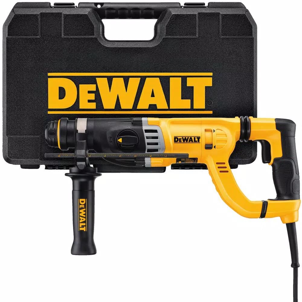 DEWALT 8.5 Amp 1-1/8 in. SDS-Plus Corded Rotary Hammer Drill Kit with Case