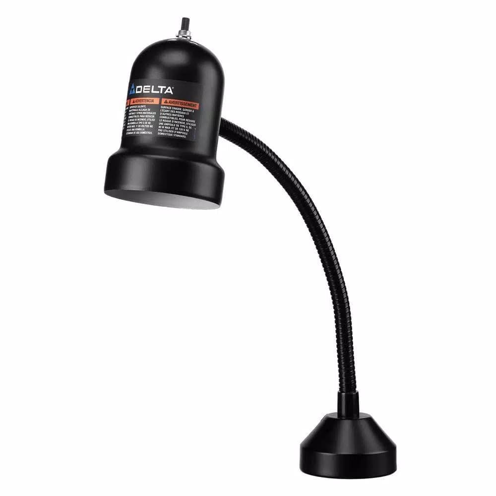 Delta Magnetic Work Light with 14 in. Flexible Arm for Drill Presses and Woodworking Machinery