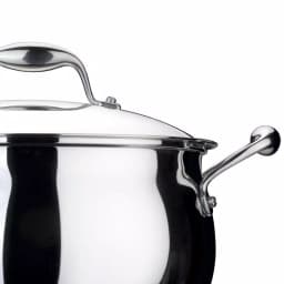BergHOFF Essentials Zeno 10.6 Qt. Stainless Steel Stock Pot with Glass Lid thumbnail 2