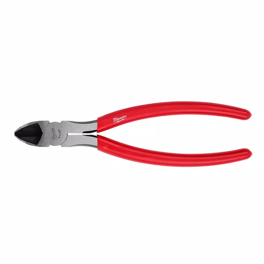 MILWAUKEE 8 in. Diagonal Cutting Pliers with Iron-Carbide Edge