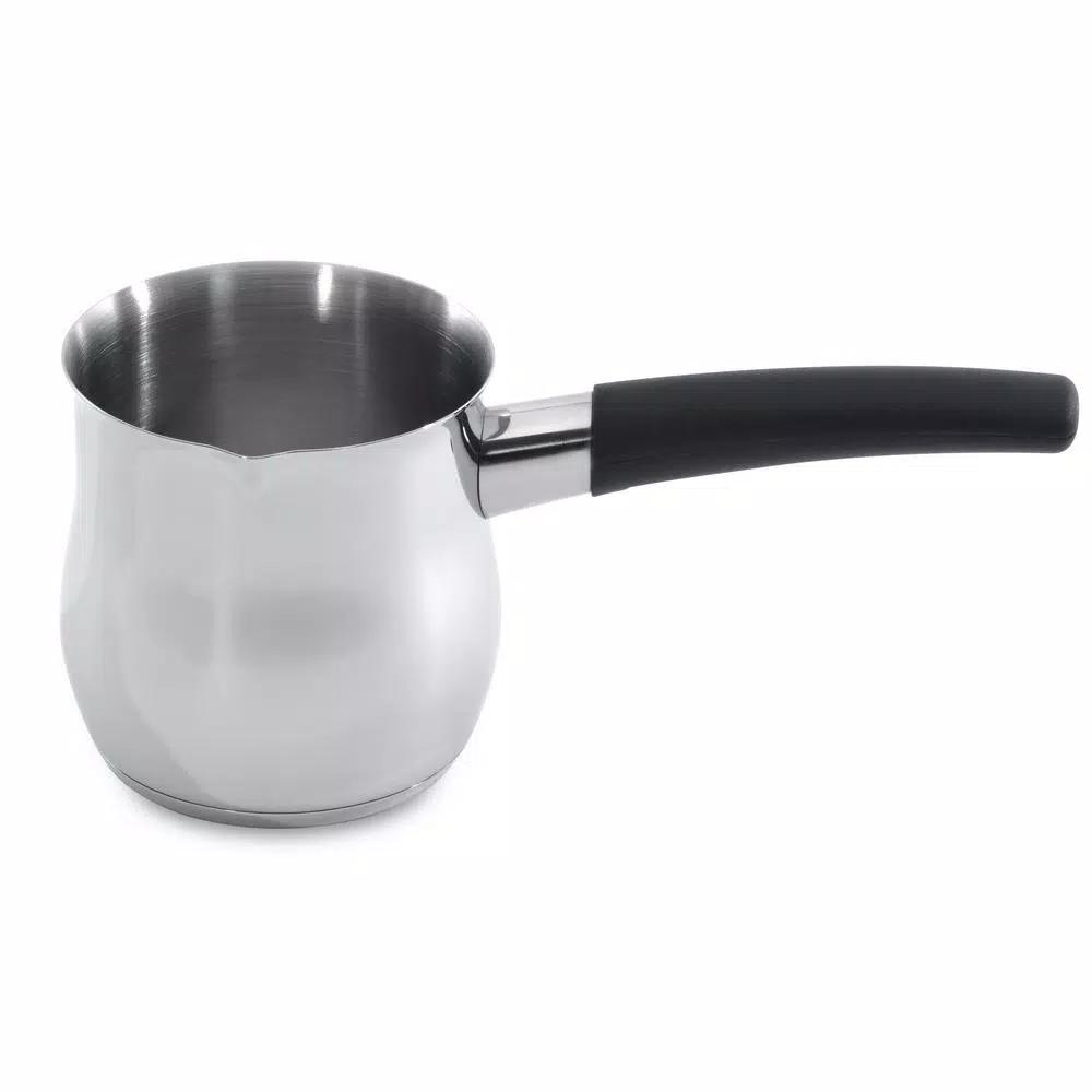 BergHOFF Zeno Mokka Essentials 18/10 Stainless Steel Espresso Milk Frothing Pitcher, Silver