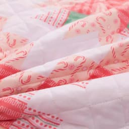 Country Living 48 in. Retro Star Quilted Tree Skirt, Reversible Blush Pink Microfiber thumbnail 11