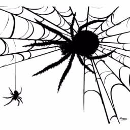 Unbranded 7 ft. x 8 ft. Spiders Halloween Garage Door Mural Decor - Vinyl Banner thumbnail 3