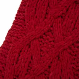Glitzhome 22 in. Red Knitted Polyester Christmas Stockings, 2-Pack thumbnail 5