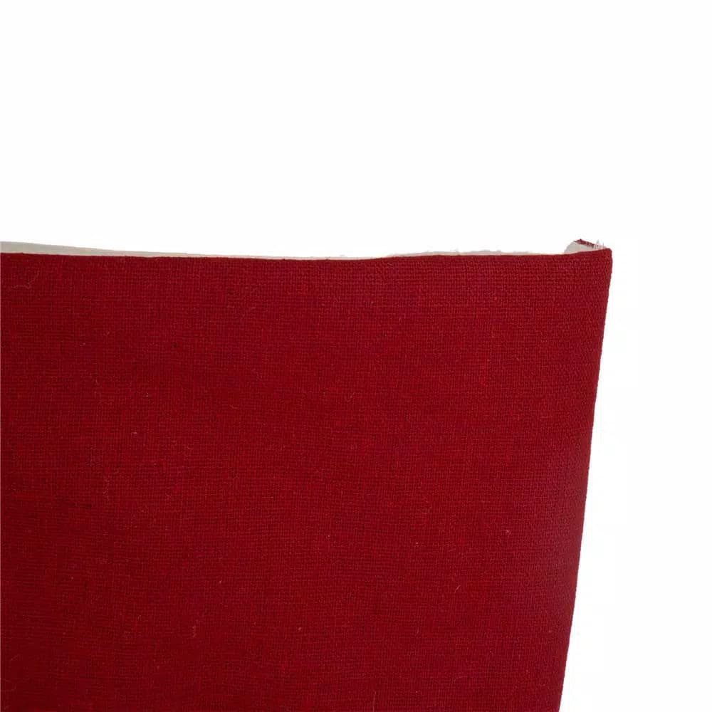Glitzhome 21 in. Red Cardinal Embroidered Christmas Stockings, Polyester & Linen Blend (2-Pack)