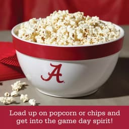 College Kitchen Collection University of Alabama Big Party Bowl, 4.75-Quart, Crimson Red thumbnail 10
