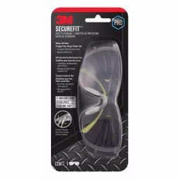 3M SecureFit 400 Series Safety Glasses - Black/Neon Green with Clear Anti-Fog Lenses thumbnail 5