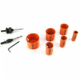 Klein Tools Bi-Metal Hole Saw Kit, 8-Piece Set with Carrying Case thumbnail 1