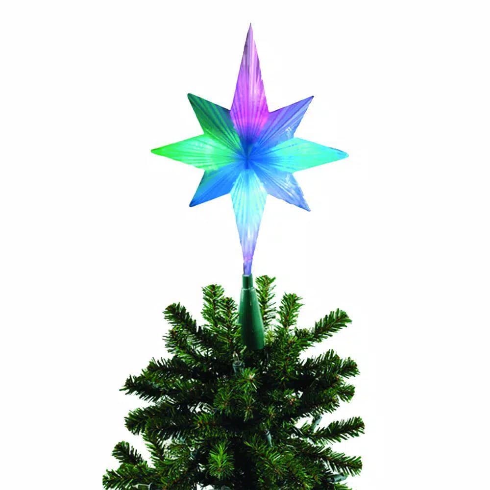 Brite Star Frosty Bethlehem Star Color Changing LED Tree Topper