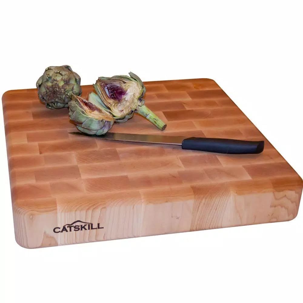 Catskill Craftsmen End Grain Hardwood Cutting Board, 18 x 18 in.
