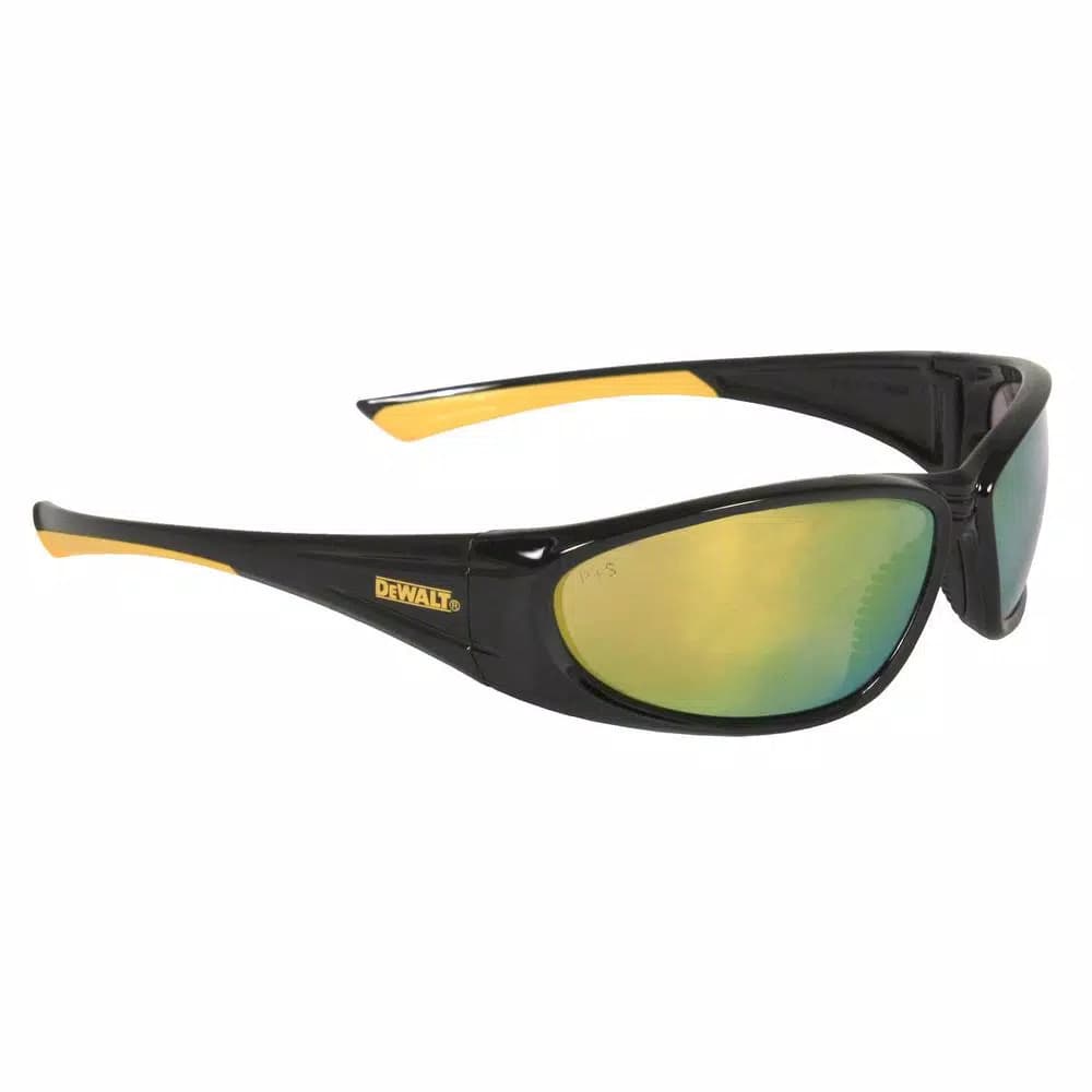 DEWALT Gable Safety Glasses with Yellow Mirrored Lens
