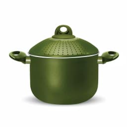 Pensofal PastaSI 5 Qt. Aluminum Nonstick Pasta Pot with Locking Strainer Lid - Terre di Siena thumbnail 1