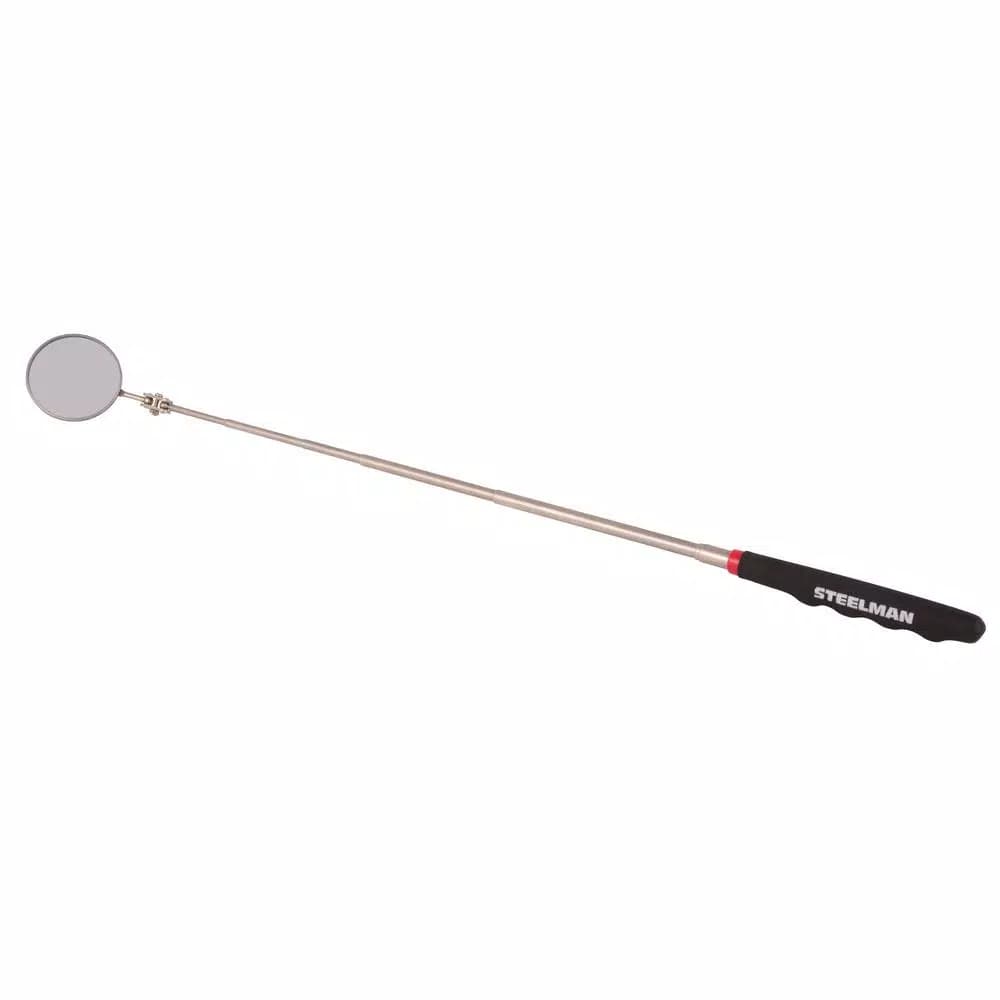 Steelman 36 in. Telescoping Round Inspection Mirror with 360° Articulating Head