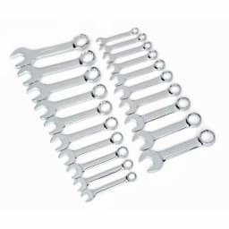 GearWrench 20-Piece SAE and Metric 12-Point Stubby Combination Wrench Set thumbnail 1