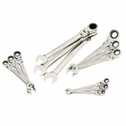 Husky Master SAE Flex Head Ratcheting Wrench Set, 12-Piece thumbnail 3