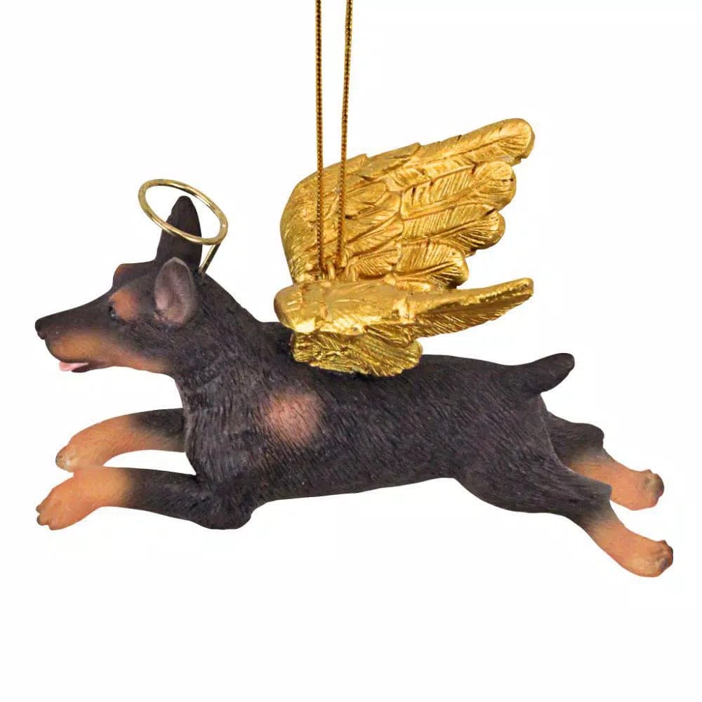 Design Toscano Doberman Pinscher Angel Dog Christmas Ornament