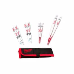 Milwaukee SAWZALL Reciprocating Saw Blade Set, 8-Piece Bi-Metal Wood and Metal Cutting Blades thumbnail 1