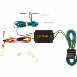 CURT Custom Vehicle-Trailer Wiring Harness for Toyota Sienna, 4-Way Flat Output T-Connector thumbnail 1