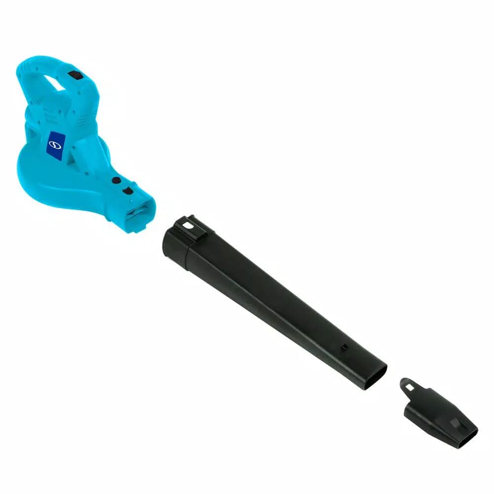 Sun Joe 10 Amp Electric Handheld Leaf Blower, 215 MPH, 240 CFM, 2-Speed, Blue