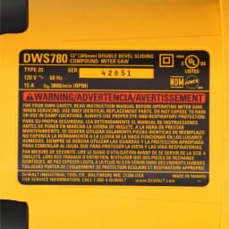 DEWALT 12 in. 15 Amp Sliding Compound Miter Saw with XPS Technology thumbnail 12