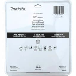 Makita 12 in. Segmented Rim Dual Purpose Diamond Blade for Concrete and Asphalt thumbnail 3