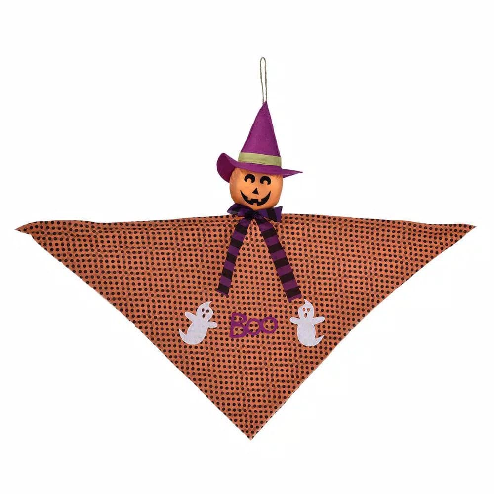 Amscan 24 in. Halloween Small Jack-O'-Lantern Hanging Decoration, 4-Pack