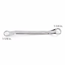 TEKTON 1-1/8 in. x 1-1/4 in. 45° Offset Double Box End Wrench thumbnail 2