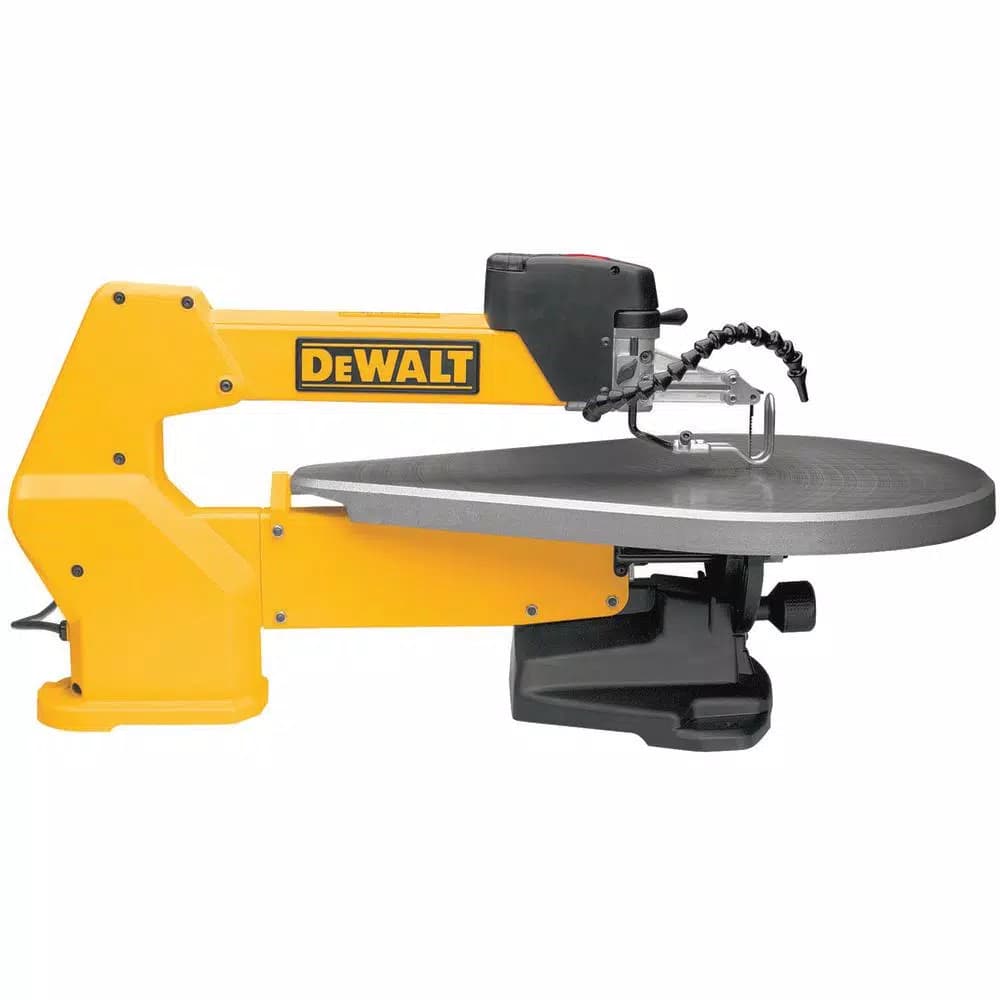 DEWALT 20 in. Variable-Speed Corded Scroll Saw with Bonus Stand