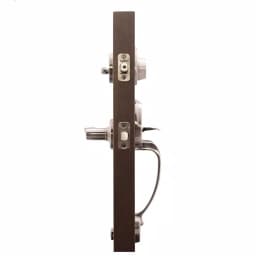 Copper Creek Colonial Handleset with Waverlie Lever Trim, Antique Nickel thumbnail 3