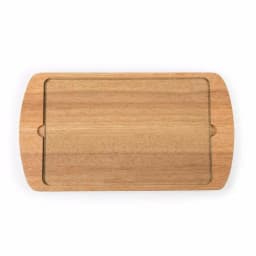 Picnic Time Billboard Rubberwood Serving Tray with Removable Tempered Glass Top thumbnail 1