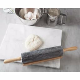 Fox Run White Marble Pastry Board, 12 x 16 inch Rolling Surface for Dough and Pastries thumbnail 3