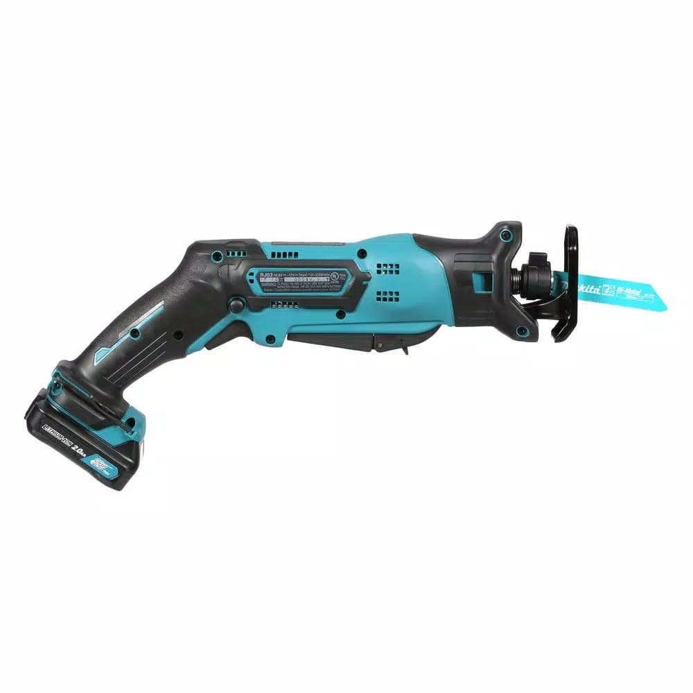 Makita 12V MAX CXT Cordless Reciprocating Saw Kit with 2.0Ah Batteries and Charger