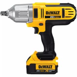 DEWALT 20V MAX Cordless 1/2 in. High Torque Impact Wrench Kit with (3) Batteries and Charger thumbnail 8