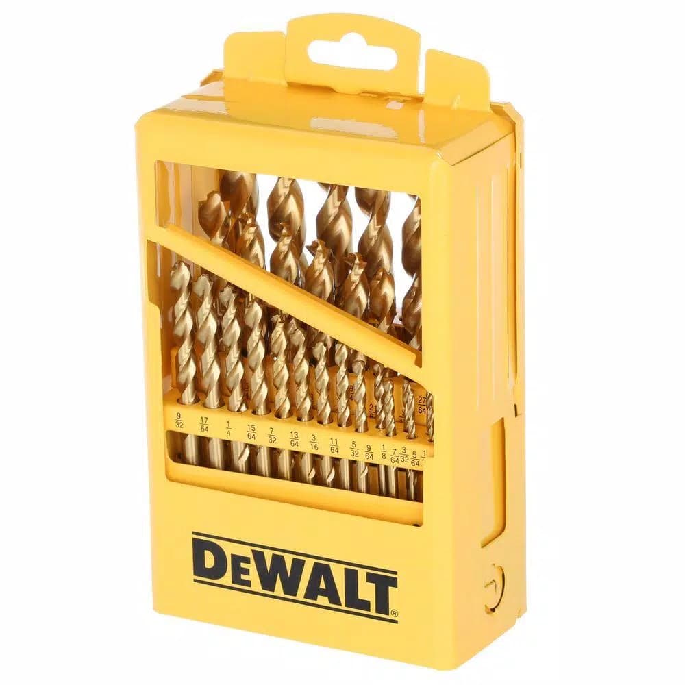 DEWALT 29-Piece Titanium Pilot Point Twist Drill Bit Set