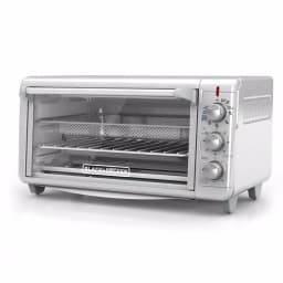 BLACK+DECKER 1500W Extra Wide Crisp 'N Bake Air Fry Toaster Oven, 8-Slice, Stainless Steel thumbnail 2